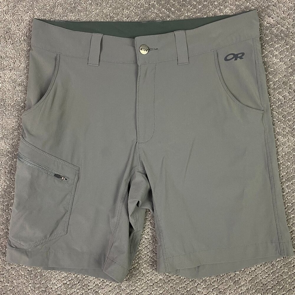 Outdoor Research Shorts Men's 31 Gray Ferrosi 8" Inseam Hiking Outdoor Cargo